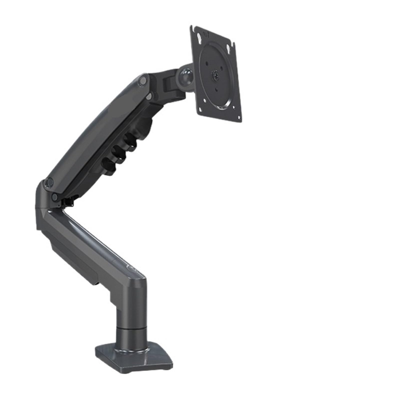 Ikpgbzxm One Color Computer Monitor Bracket Robotic Arm, No-Drill Heightening Cantilever Frame F80(F80-G|Blackguncolor)