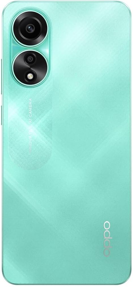 OPPO A78 Dual-SIM 128GB ROM + 8GB RAM (GSM only | No CDMA) Factory Unlocked 5G Smartphone (Aqua Green) - International Version