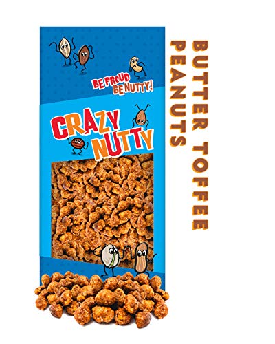 Butter Toffee Peanuts - 1 Pound - Made with Real Delicious Toffee, Gluten Free, No Preservatives