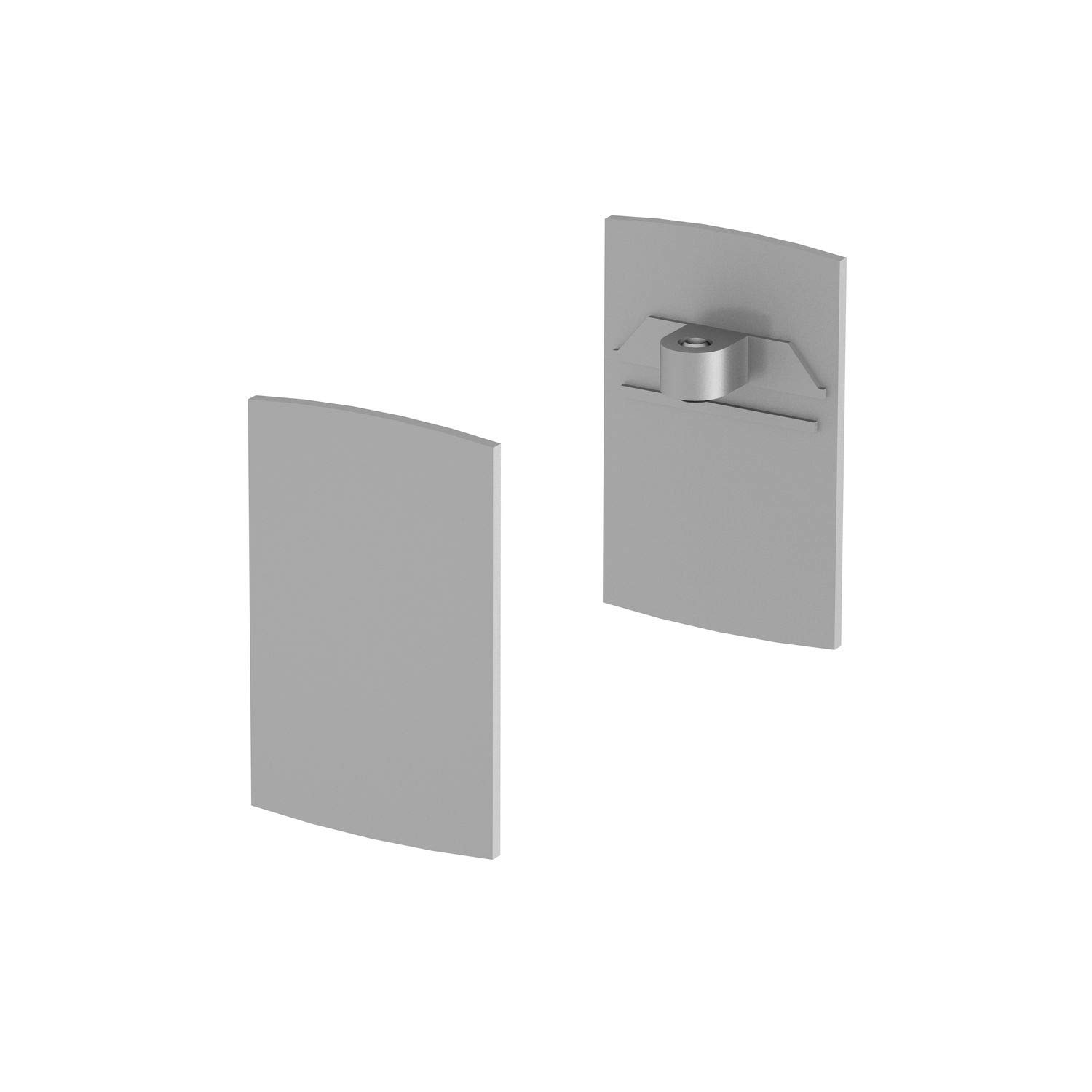 SLV H-PROFIL end caps/Grey