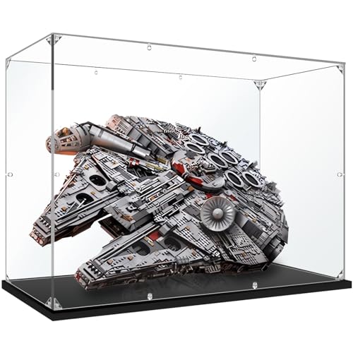 Vitrina Acrílica Compatible con L-Ego 75192 Millennium Falcon, Vitrina Prueba Polvo para Modelos Coleccionables (Solo Vitrina) B,3mm Vitrina Acrílica Compatible con L-Ego 75192 Millennium Falcon, Vitrina Prueba Polvo para Modelos Coleccionables (Solo Vitrina) B,3mm