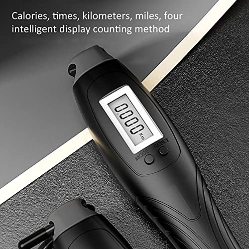 XIANGFATS Corde A Sauter Sport Corde de saut électronique sans fil avec Count auto intelligent sans fil Skip Calorie Consommation Consommation Fitness Building Building Tool d'exercice, Sports et dive