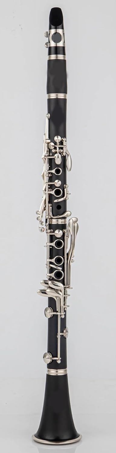 B flat Clarinet Professional Woodwind Instrument Black Body with Box Accessories Clarinet