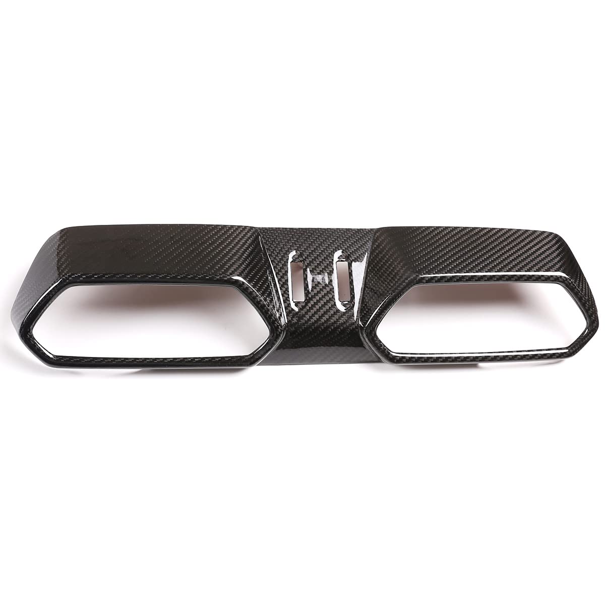 Car Interior Central Control Air Conditioning Outlet Trim Frame Fit for Lamborghini Urus 2018-2021 Real Carbon Fiber Auto — view 5
