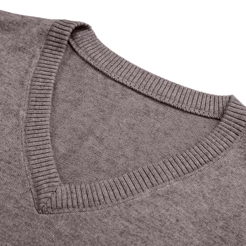 Mens V Neck Knit Vest Pullover Sleeveless Sweater Slim Fit Casual Business Solid Knitwear Classic Soft Comfort Tops2