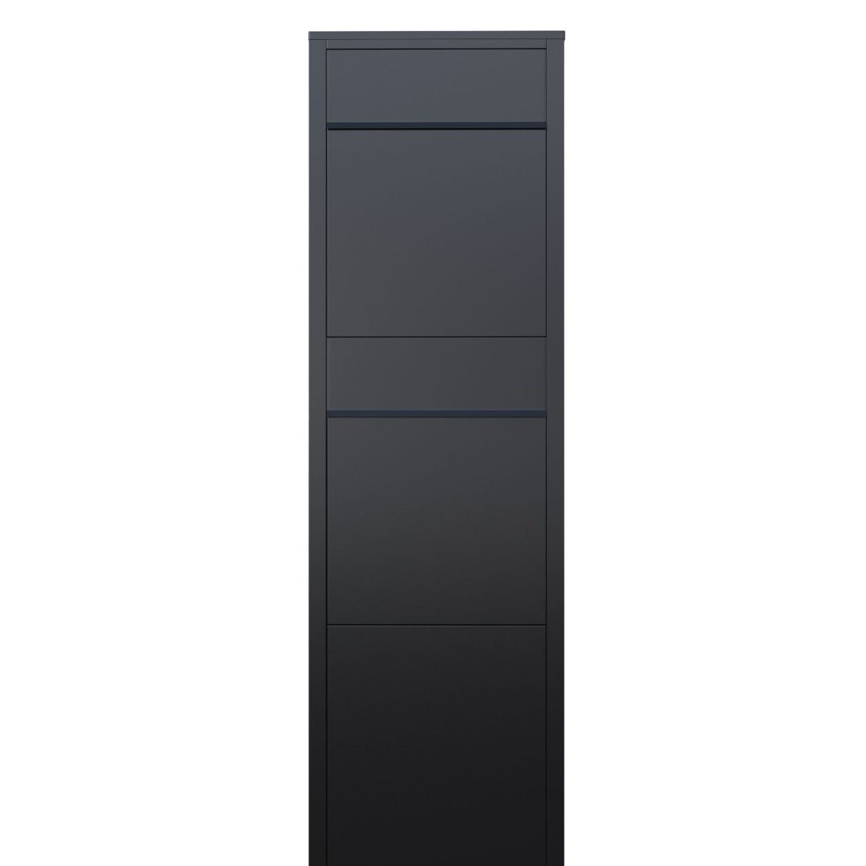 Buzón Anlage, diseño Buzón Big Box for Two Negro, Buzón de Correos – bravios