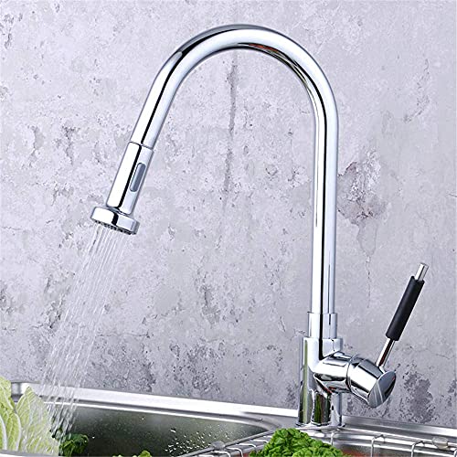 Grifo de cocina para fregadero y lavado de verduras con agua fría y caliente