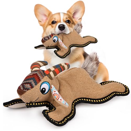 Juguetes mordibles y sonoros para perros duros miniatura 7