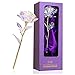 Produktbild Rose 24K Gold überzogene Rosen Blume mit Geschenk Kasten, Goldfolie Rose Galaxy Bunte für Ehefrau Freundin/Geburtstag/Hochzeitstag/Jahrestag /Muttertag /Weihnachtstag /Künstliche Rose