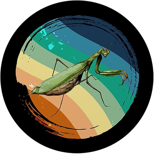 Miniatura 3 de Entomología Entomólogos Amante de los insectos Retro Rezando Mantis PopSockets PopGrip intercambiables