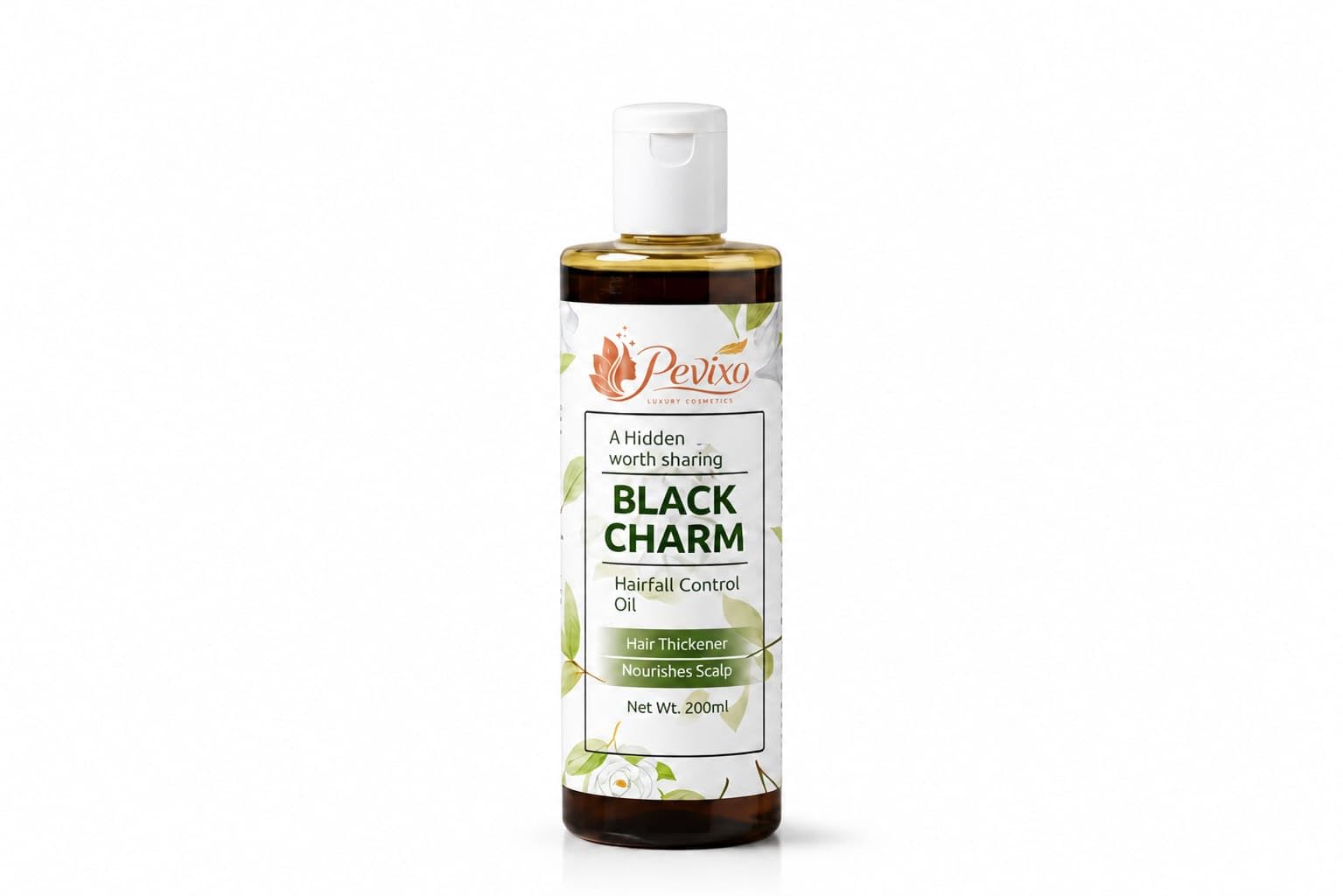 Black Charm Hair Fall Control Oil 200ml | Herbal Hair Thickening & Scalp Nourishing Oil for Reducing Hair Fall, Strengthening Roots and Restoring Natural Hair Shine-picture-23