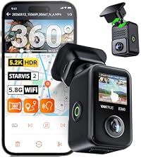 VANTRUE E360 360度 ドライブレコーダー 5.2K 前後カメラ