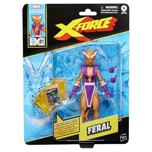 ハズブロ(Hasbro)MARVEL マーベルレジェンド・シリーズ フェラル 『Xフォース #1』 コレクション用 15 cm アクションフィギュアおもちゃ G0818 正規品