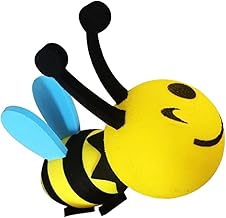 Cute Bee Car Antenna Topper, EVA Funny Auto Antenna Foam Ball, Easy to Find Car in The Parking Lot, Universal Vehicle Exterior Decoration Accessories for Car, Truck, SUV (Bee)