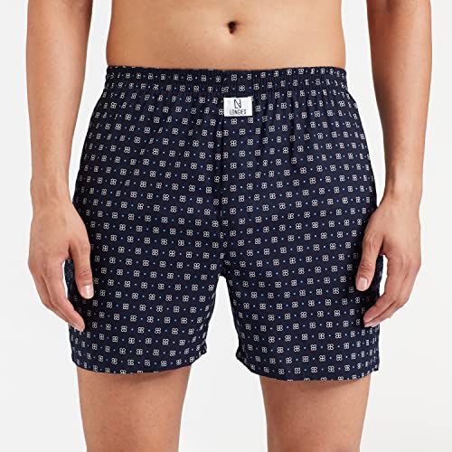 Image of Longies Men's Cotton Printed Regular Boxer Shorts