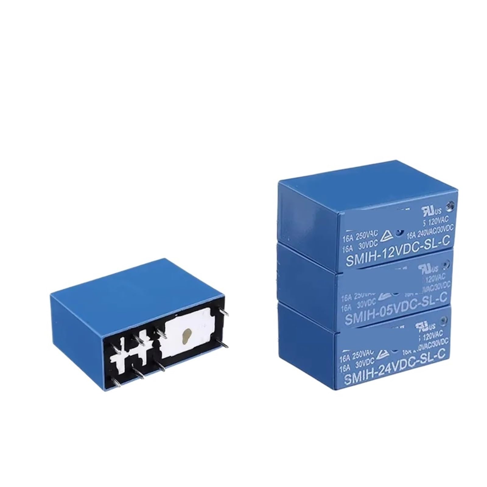 Relais SMIH 5V 12V 24V inverseur puissance 16A pour carte domotique