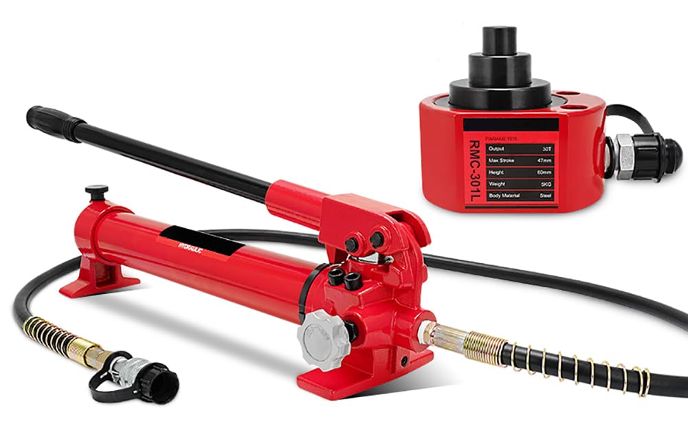 Amazon.co.jp: 多段油圧シリンダジャッキ 10T/20T/30T 分割多段油圧