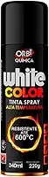 Tinta Spray Preto Fosco de Alta Temperatura Até 600ºC Orbi Química 340ml / 220g