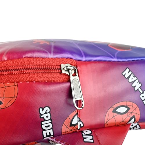 Image of Kids Space Theme Crossbody Chest Sling Bag, Navy Blue with Astronaut Print, Adjustable Strap, 17x13x6.5 cm, Perfect for School and Picnics