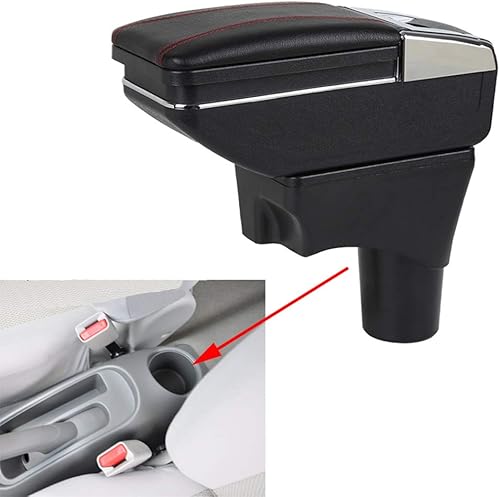 Miniatura 13 de Compatible con reposabrazos de consola central de automóvil Nissan Sunny/Nissan March Micra K13 Latio/Nissan Versa Sedan solo 2011 ~ 2017 2018 2019