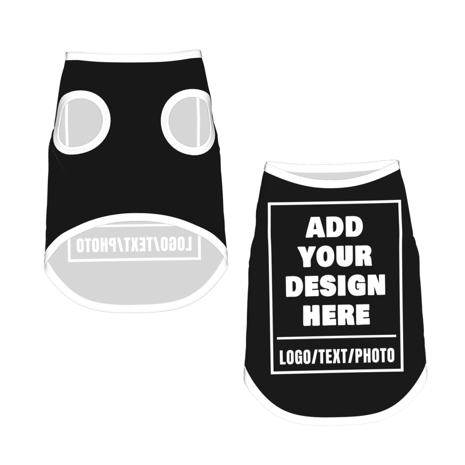 Personalised Dog Coat Custom Dog Jacket with Image Text Name Custom Puppy Coats for Small Dogs Design Your Add Logo Photo Personalised Halloween costume for Dogs Cats Birthday