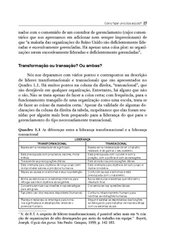 Como Fazer uma Boa Escola?