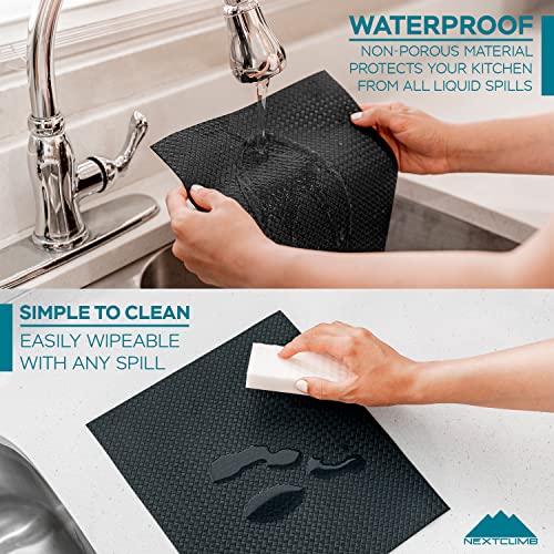 Drawer And Shelf Liner - Truly Non-Slip, Non-Adhesive, Kitchen Cabinet Liners - Heavy, Thick, Durable, Waterproof - Easy Cut To Fit And Protect Any Shelves, Tool Box, Bathroom Surfaces (20 Ft, Black) #TOP3