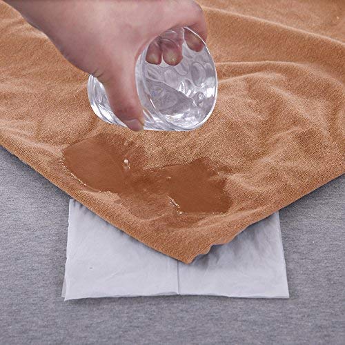 Image of Lithara Terry Cotton Fitted Mattress Protector for King Size Bed | Waterproof & Elastic Band | Ultra Soft & Hypoallergenic Mattress Cover | Size : 78 x 72 Inches (6.5 x 6 Feet) | (Golden)