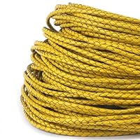 2 meter Zwart Gevlochten Lederen Touw Koord Sieraden Accessoires 3 4 5 6mm Ronde Lederen Koord Voor Diy Armband Sieraden Maken