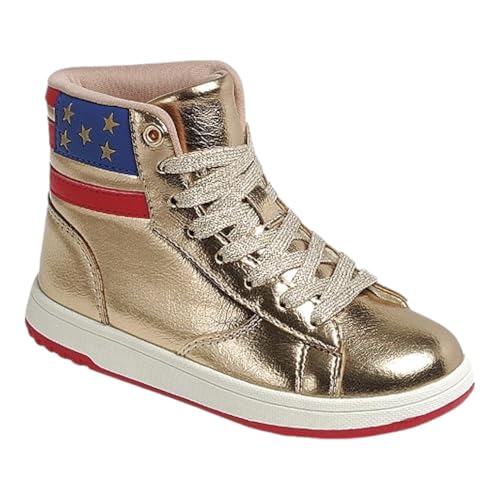 Forever Link Kids Girls High Top Lace Up Fashion Sneakers