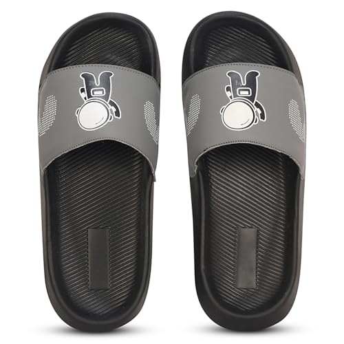 Image of PERY-PAO Sliders for Men | Lightweight EVA Sole & Comfortable Slippers | Flip-Flops & Chappals for Everyday Use