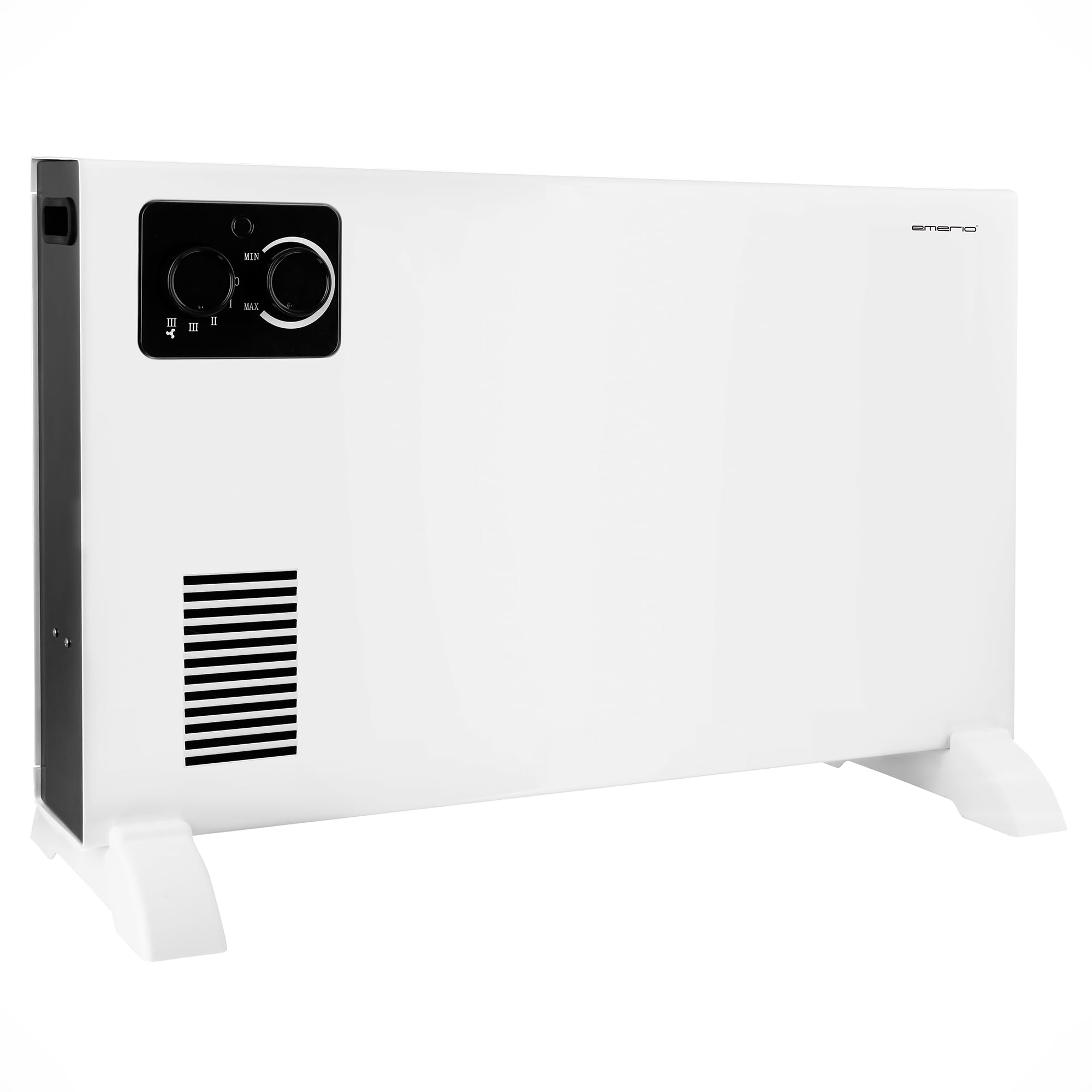 Emerio Konvektor Elektroheizung – 2000W, verstellbarer Thermostat, Turbolüfter