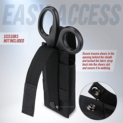 Livans Tactical Medical Shears Pouch, Molle Medical Shears Pouch Emt Scissors Bag Fit For Tourniquet, Emt Shears, Folding Knife, Tactical Flashlight, Pistol Mag Pouch Small Tool Bag Organizer #TOP4