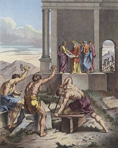 Lienzo de pintura al oleo de Raffaello Sanzio impreso en alta definicion para salones de 60x90cm
