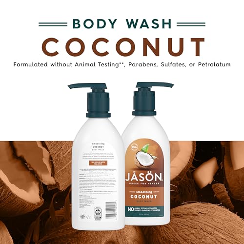  Jason Coconut Smoothing Body Wash, Gentle For Daily Use, Bath Time Essential, 30 Fl. Oz.
| Jason Coconut Smoothing Body