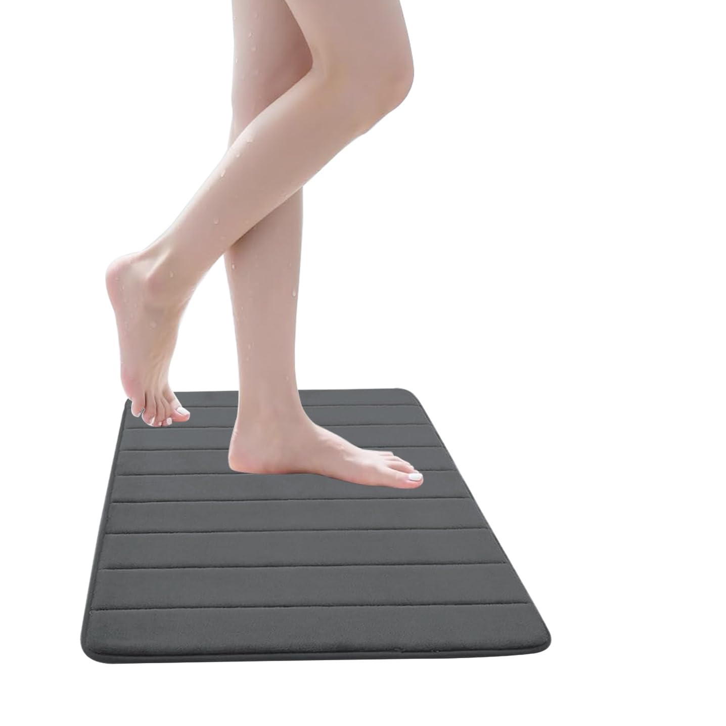 Tapis de bain absorbant et antidérapant en mousse mémoire 50x160