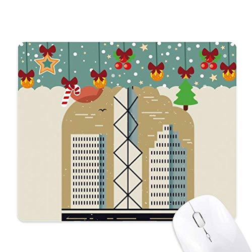 Alfombrilla para ratón de Victoria Harbour, el regalo de Navidad perfecto para tu oficina