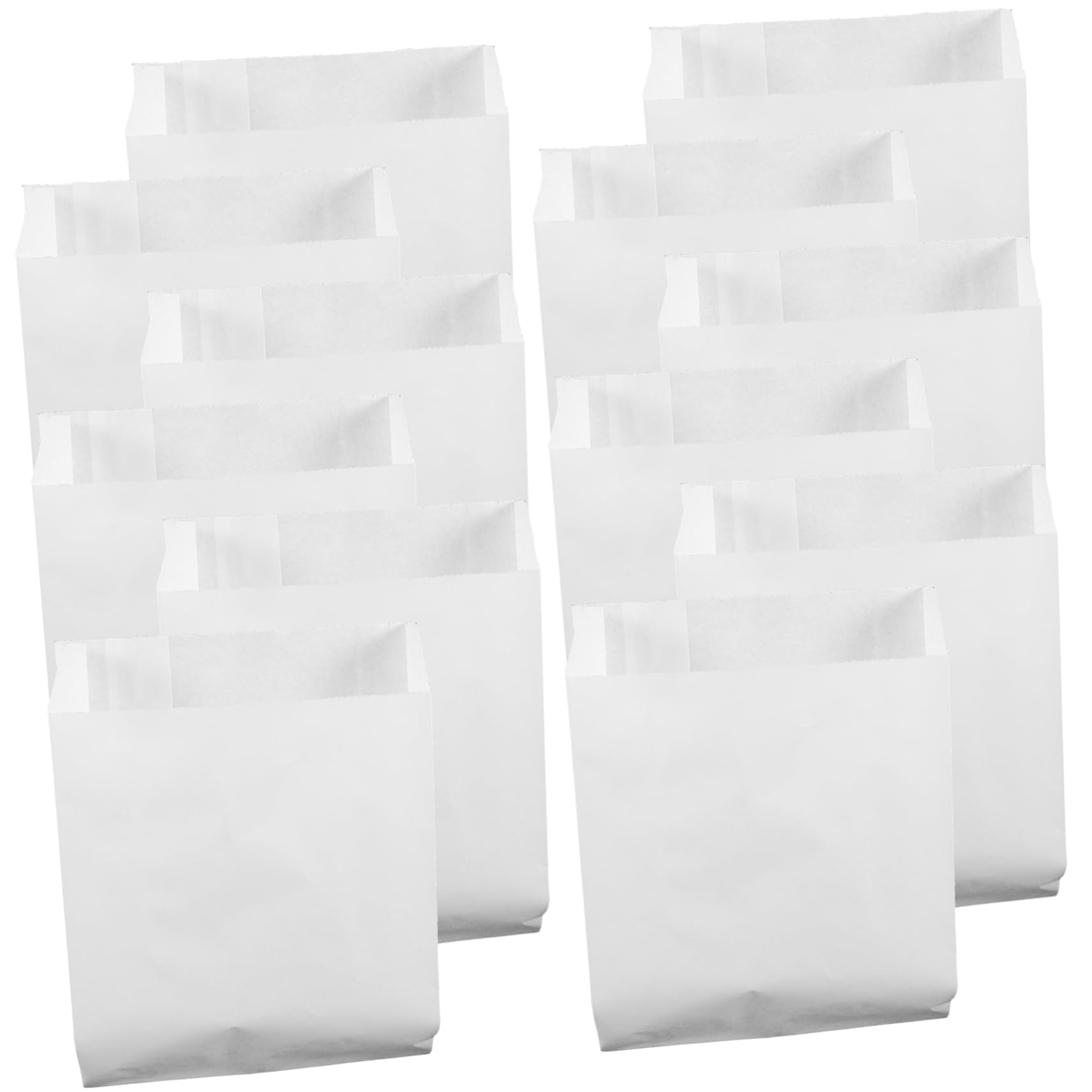 minkissy 100pcs Greaseproof Paper Bag Fruit Package Bags Merchandise Bags Grease Resistant Bags Paper Sandwich Bags Sandwich Paper Bags Paper Grocery Bags Bakery Bags Donut White Bread