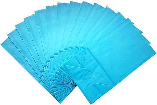 Miniatura 4 de Artseen Bolsas de papel de recuerdo de fiesta para celebración de fiestas, bolsas de papel tratadas de 5.10 x 3.10 x 9.4 pulgadas (24 unidades)