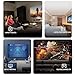 XOBRJQZ 84 Inch Fixed Frame Projector Screen, Diagonal 16:9 Format Projection Screen, 8K 4K Ultra HD 3D Wall Mount Projector Screen for Home Theater or Office