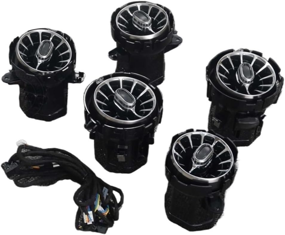 Car LED Interior Accessories Light Air Conditioning Turbo Front Air Vent Ambient Light Compatible for Benz GLB W247