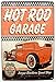 Price comparison product image Tin Metal Sign Plaque Bar Pub Vintage Retro Wall Decor Poster Home Club Tavern Wall Door (30 x 20 cm) - UK Company (301 - Hot Rod Garage)