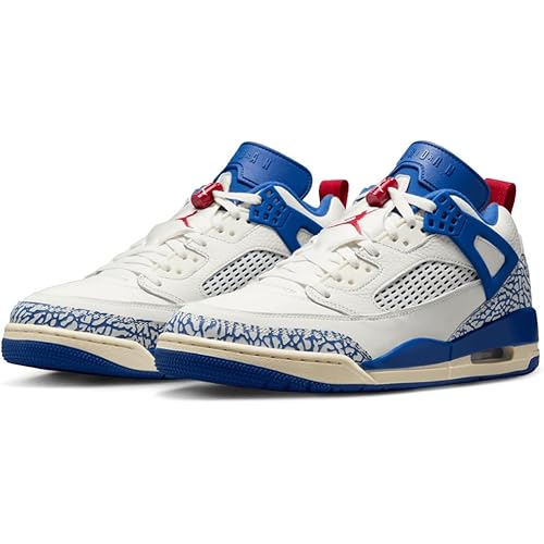 Jordan Spizike Low Men's Shoes (IM2176-133, Sail/Stormblue-Varsity Red-Muslin)
