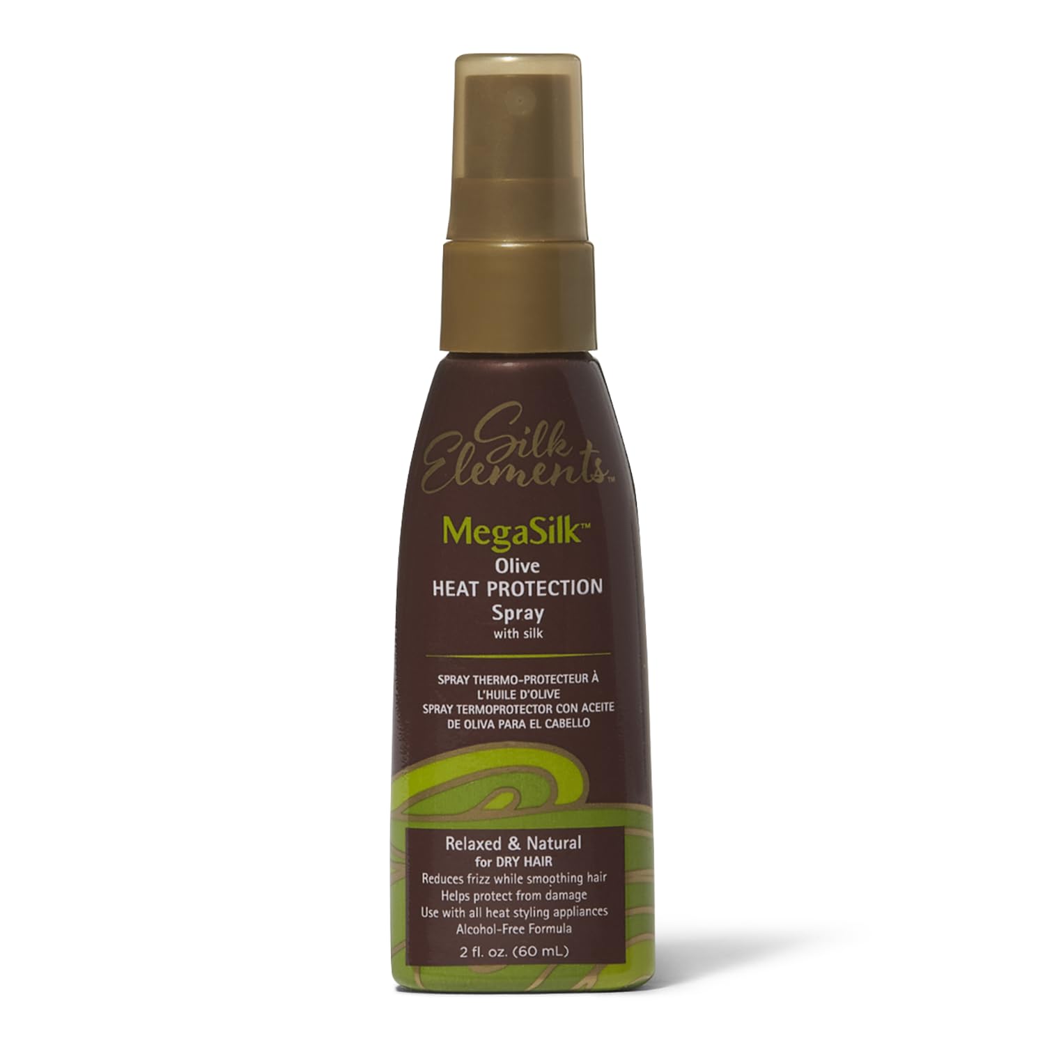 Silk Elements MegaSilk Olive Heat Protection Spray (2 Fl Oz (Pack of 1))
