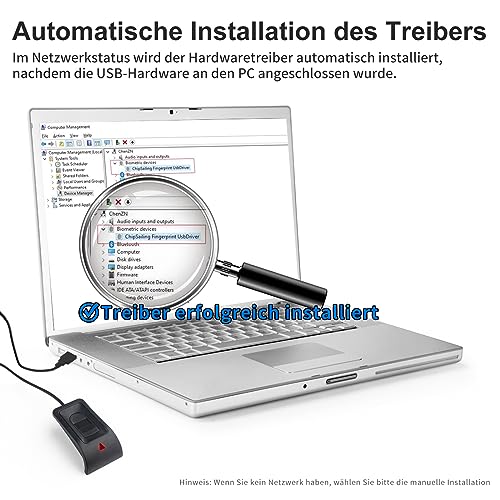 JIANBOLAND-USB-Fingerprint-Reader-Fingerprint-for-Windows1011-Windows-Hello-Automatic-Driver-Installation-with-5ft-Extension-Cable-Windows-Password-Free-Operation