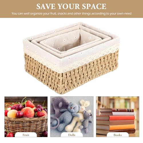 Panier de rangement rotin pour ranger facilement les petits objets - 8