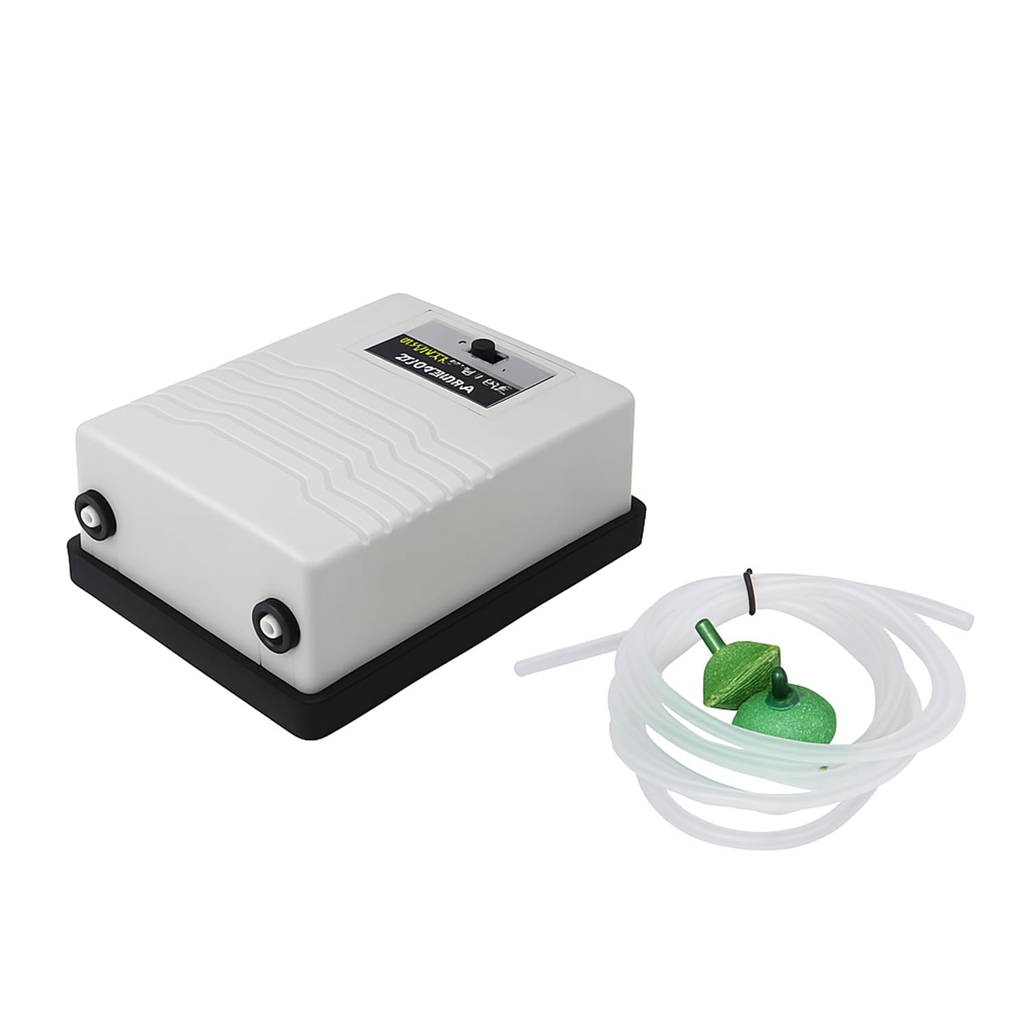 Jainsons Pet Products Aquarium Air Pump with Dual Outlets – 3.5W Silent Oxygen Pump with 2 Air Stones & 3m Air Tube – Low Power Consumption Fish Tank Aerator (2x3L/min Output)