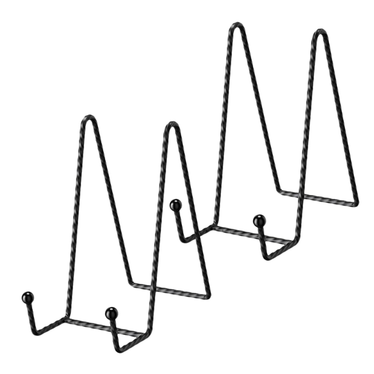 Levemolo Picture Easel Stand Small Plate Stand for Display Metal Frame Holders Smooth Finish