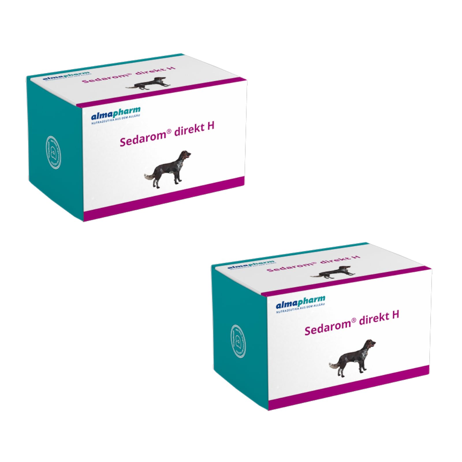 almapharm Sedarom direkt H | Doppelpack | 2 x 120 Tabletten | Ergänzungsfuttermittel für Hunde | Zum Ausgleich ernährungsbedingter Mängel an B-Vitaminen | Unterstützung des Nervenstoffwechsels