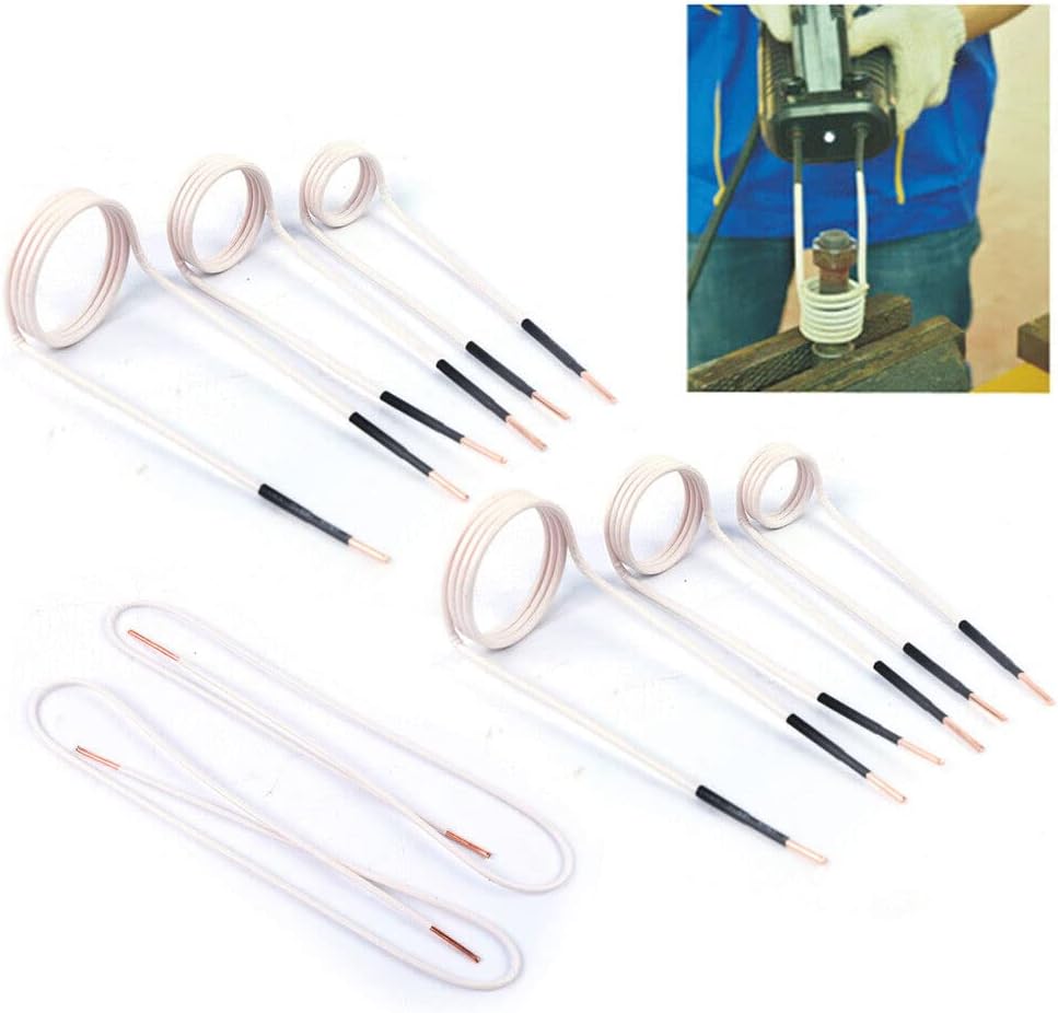 Induction Heater Coil Kit, 8Pcs Induction Heater Coils with